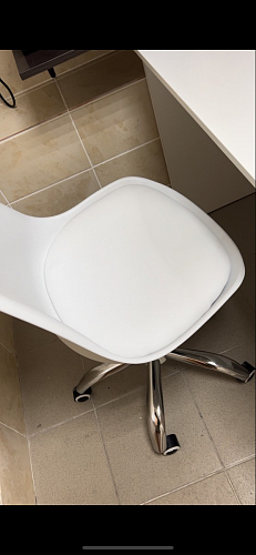 Компьютерное кресло Kolin с подушкой clear / white фото покупателя 105