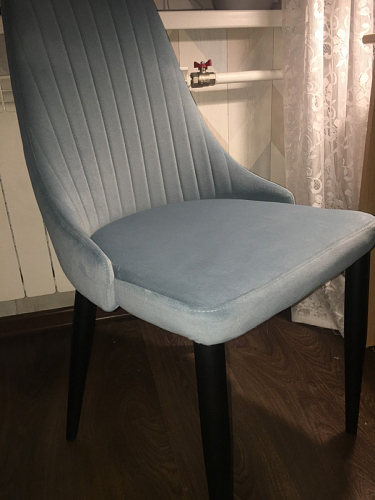 Стул на металлокаркасе Kora black / gray фото покупателя 225