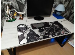 Стол Лота Лофт 140 25 мм черный матовый / бетон фото покупателя 656