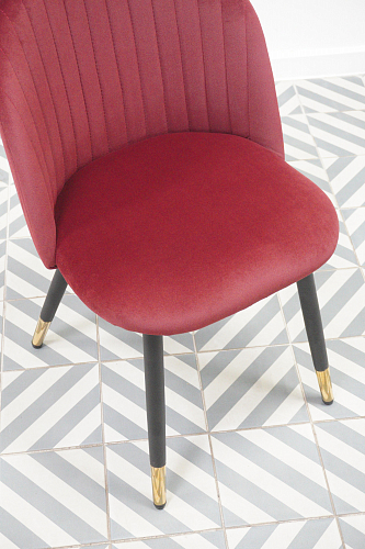 Стул на металлокаркасе Gabi green / black из шоурума 3