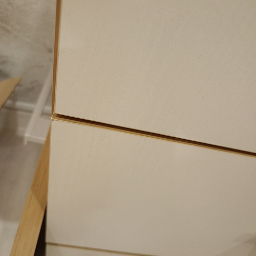 Компьютерный стол Ганор левый дуб вотан / белый  - Уцененный экземпляр фото покупателя 17