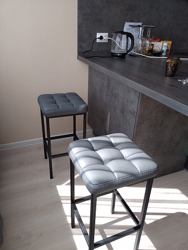 Барный стул Лофт линкольн белый / белый матовый фото покупателя 327