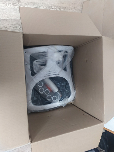 Компьютерное кресло Konfi gray / blue / white фото покупателя 287