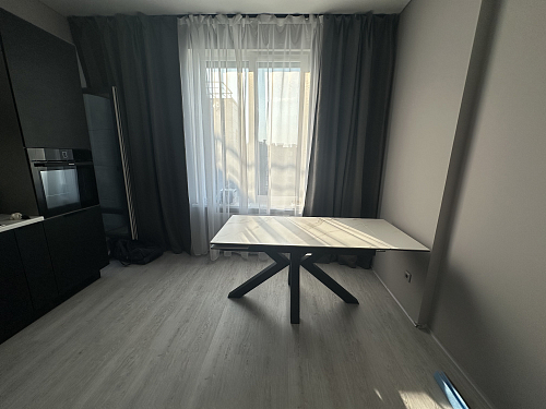 Керамический стол Бронхольм 140(200)х80х77 черный мрамор / черный фото покупателя 4