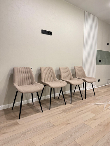 Комплект стульев Седа К 4 шт латте / черный фото покупателя 244