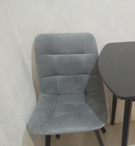 Комплект стульев Чилли 4 шт темно-серый / черный фото покупателя 318