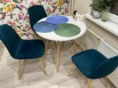 Стул на металлокаркасе Dabl green фото покупателя 113