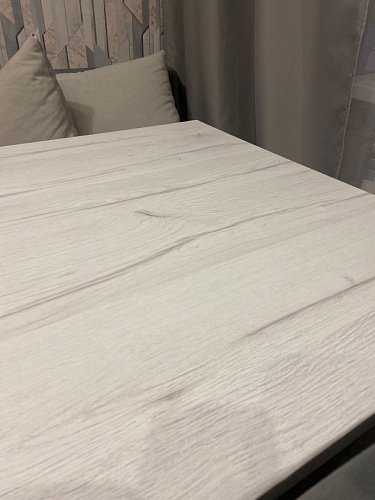 Деревянный стол Лота Лофт 120х75 белый матовый / дуб крафт золотой фото покупателя 671