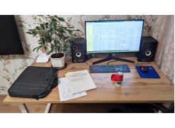 Стол Лота Лофт 120 25 мм дуб делано темный / черный матовый фото покупателя 848