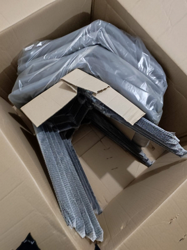 Стул на металлокаркасе Чилли синяя ткань / белый фото покупателя 1286