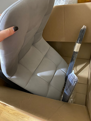 Стул на металлокаркасе Чилли зеленый / белый каркас фото покупателя 167