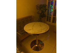 Деревянный стол Dorian 70x75 бежевый / золотой фото покупателя 12