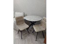 Стул на металлокаркасе Чилли горчичный / белый фото покупателя 151