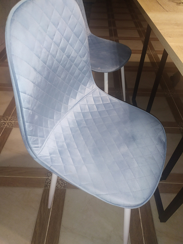 Стул на металлокаркасе Capri dark beige / white фото покупателя 78