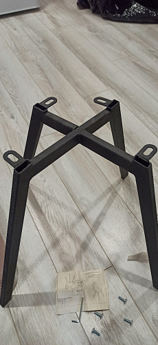 Стул на металлокаркасе Чилли черный / зеленый фото покупателя 388