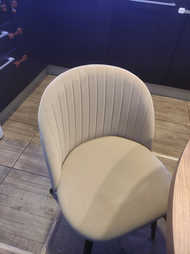 Стул на металлокаркасе Gabi dark beige / black / silver фото покупателя 692