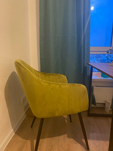 Стул на металлокаркасе Slam dark beige фото покупателя 99