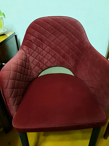 Стул на металлокаркасе Vener wine red фото покупателя 12