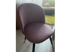 Стул на металлокаркасе Gabi 1 light purple / black фото покупателя 425