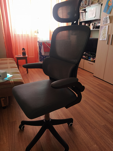 Компьютерное кресло Sprut темно-серый / черный фото покупателя 9