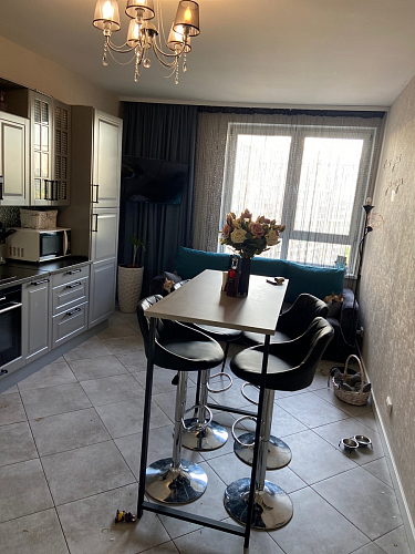 Барная стойка Дилан Лофт 120х60х110 бетон фото покупателя 107