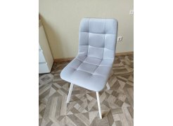 Стул на металлокаркасе Чилли светло-серый / черный фото покупателя 445