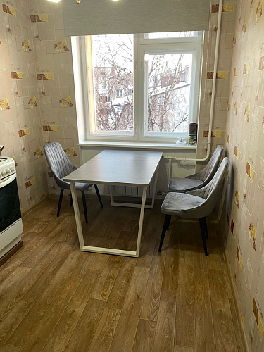 Деревянный стол Лота Лофт 120(160)х75 дуб крафт золотой / белый матовый фото покупателя 275