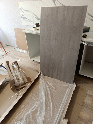 Стол Тринити Лофт 120 32 мм дуб галифакс табако / черный матовый фото покупателя 643