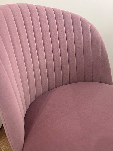 Стул на металлокаркасе Gabi 1 light purple / black фото покупателя 943