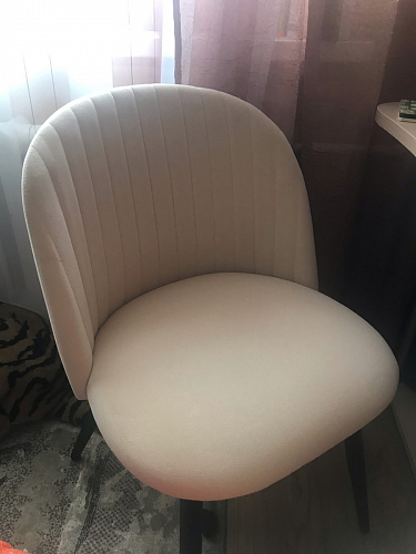 Стул на металлокаркасе Gabi 1 темно-серый / черный фото покупателя 171