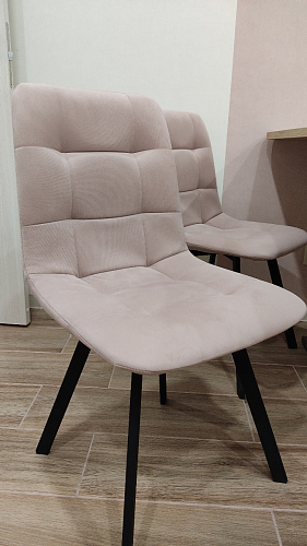 Стул на металлокаркасе Чилли бирюзовый / черный фото покупателя 1479