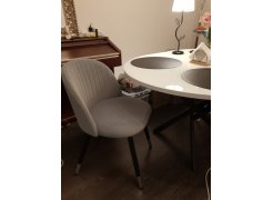 Стул на металлокаркасе Gabi gray / black фото покупателя 46