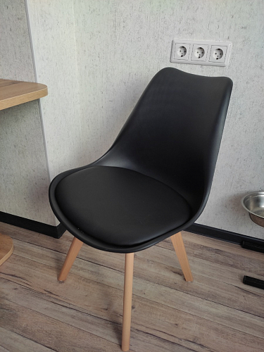 Деревянный стул Bonuss black / black фото покупателя 115