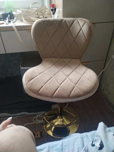 Барный стул Porch beige / chrome фото покупателя 7