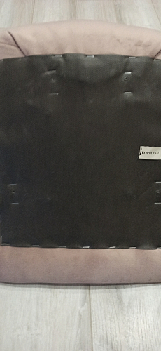 Стул на металлокаркасе Чилли К светло-серый велюр / черный каркас фото покупателя 387