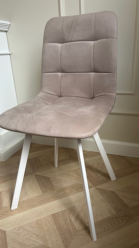 Стул на металлокаркасе Чилли темно-серый / черный каркас фото покупателя 223