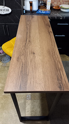 Барная стойка Дилан Лофт 120х50х90 бетон фото покупателя 150