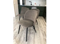 Стул на металлокаркасе Gabi blue / black фото покупателя 672