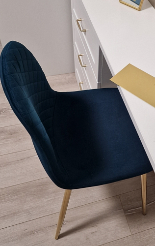 Стул на металлокаркасе Dabl 01 champagne / gold фото покупателя 35