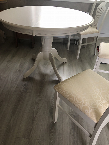 Стол раскладной Toskana 90 butter white фото покупателя 10