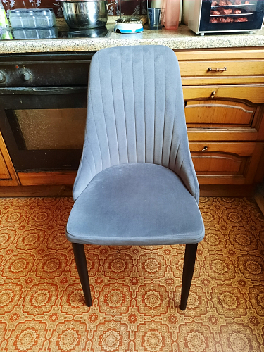 Стул на металлокаркасе Kora gray / black фото покупателя 173