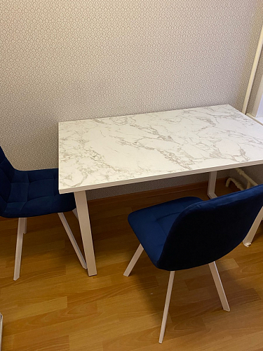 Стул на металлокаркасе Чилли бирюзовый / черный фото покупателя 1407