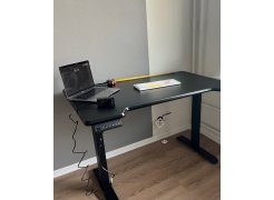 Компьютерный стол Маркос 140х80 зеленый / черный фото покупателя 56