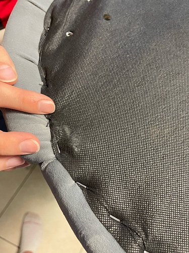 Стул на металлокаркасе Gabi 1 light purple / black фото покупателя 916