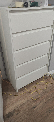 Комод Айден КМ06-1200 белый фото покупателя 12