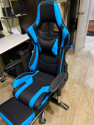 Компьютерное кресло Kano 1 light blue / black фото покупателя 82