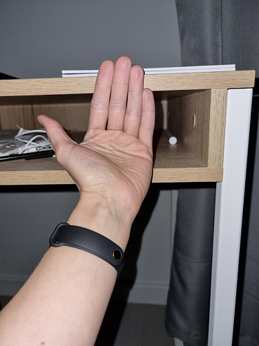 Письменный стол Леон Лофт бетон / черный матовый фото покупателя 191