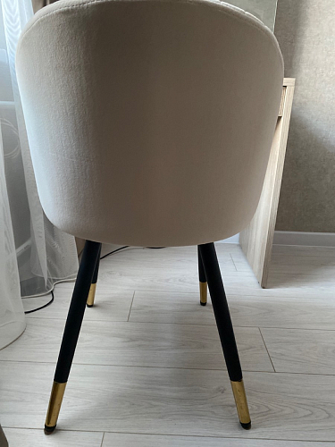 Стул на металлокаркасе Gabi 1 light purple / black фото покупателя 106