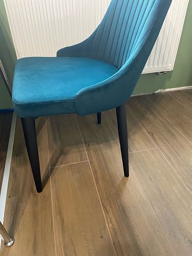 Стул на металлокаркасе Kora green / black фото покупателя 116