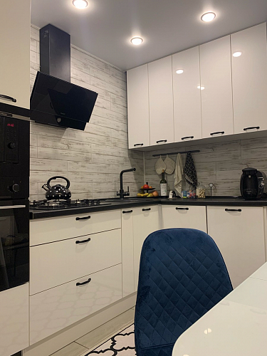 Стул на металлокаркасе Capri голубой фото покупателя 75